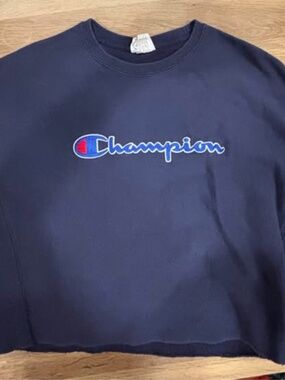 Cute Cropped Champion Sweatshirt